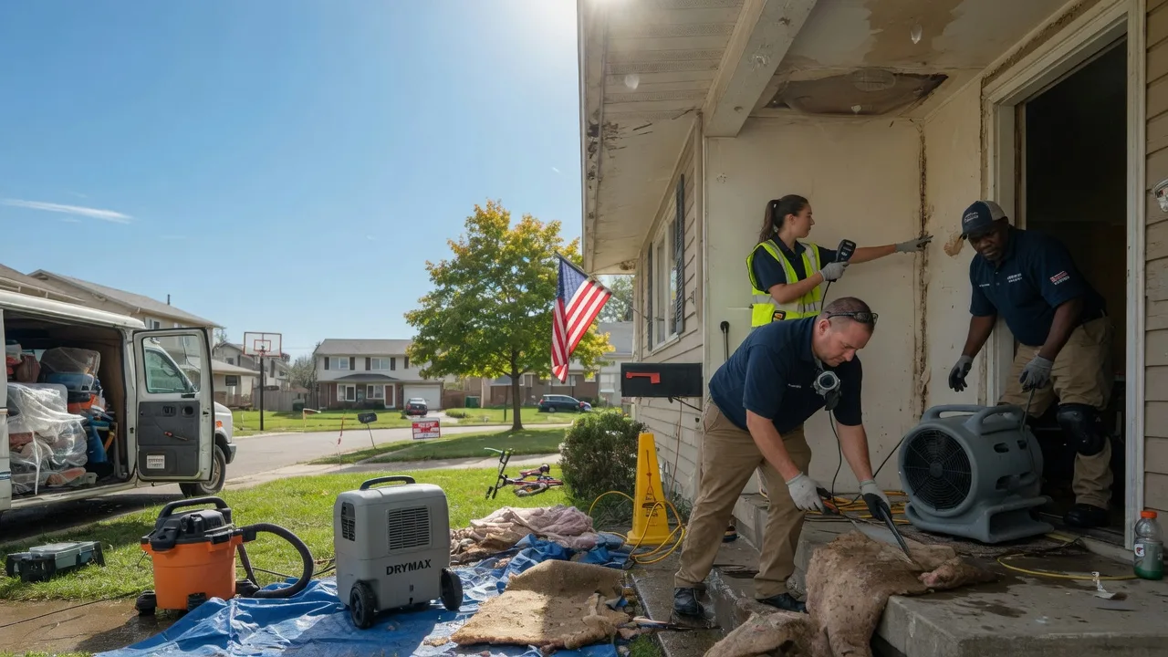 Water Damage Restoration in Herrick, IL near me